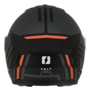 Casco Moto Integral Mac 070 Volt Rpm Negro/gris/naranja Rodak Mate S