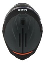 Casco Moto Integral Mac 070 Volt Rpm Negro/gris/naranja Rodak Mate S
