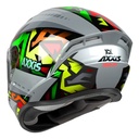 Casco Moto Integral Axxis Draken S Con Visor De Regalo Rpm Gris Jolly C2 Brillante L