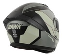 Casco Rebatible Moto Hawk Rs5x Doble Visor Rpm Gris Hunter Brillante Xl