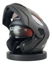 Casco Rebatible Moto Hawk Rs5x Doble Visor Rpm Negro Carbon Look Mate L