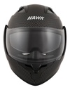Casco Rebatible Moto Hawk Rs5x Doble Visor Rpm Negro Carbon Look Mate L