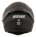 Casco Rebatible Moto Hawk Rs5x Doble Visor Rpm Negro Carbon Look Mate L