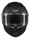 Casco Moto Integral Mt Stinger 2 Con Spoiler Rpm Negro Pure A1 Mate M