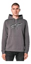 Buzo Hombre Con Capucha Alpinestars Shadow Hoodie Rpm L Negro Lisa