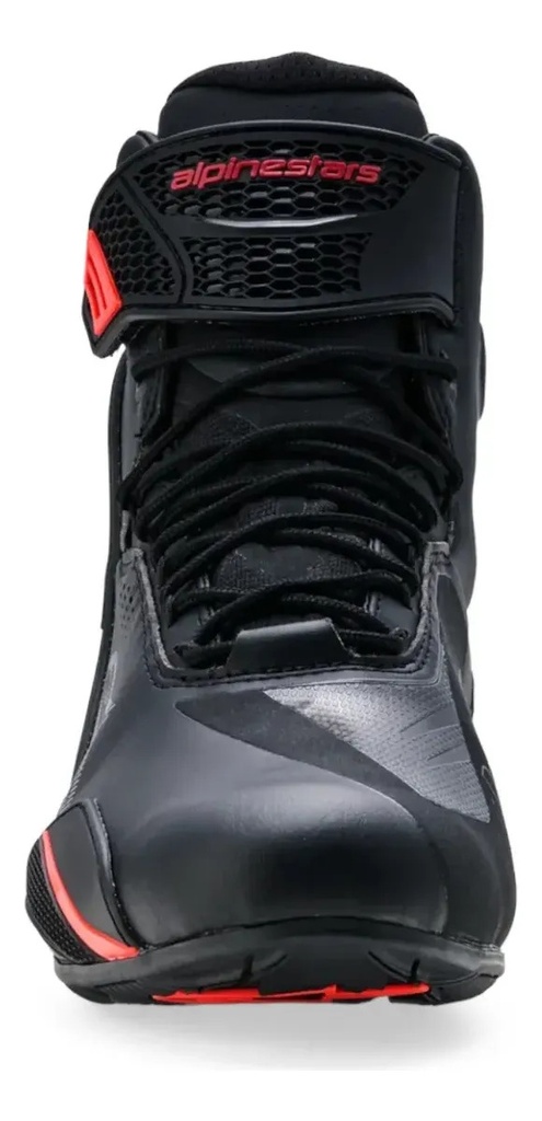 Zapatillas Moto Hombre Alpinestars Faster 4 Drystar Rpm Negro/rojo 42 Ar