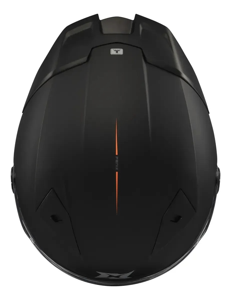 Casco Moto Integral Axxis Fenix Con Spoiler Rpm Negro Solid A1 Mate Xl