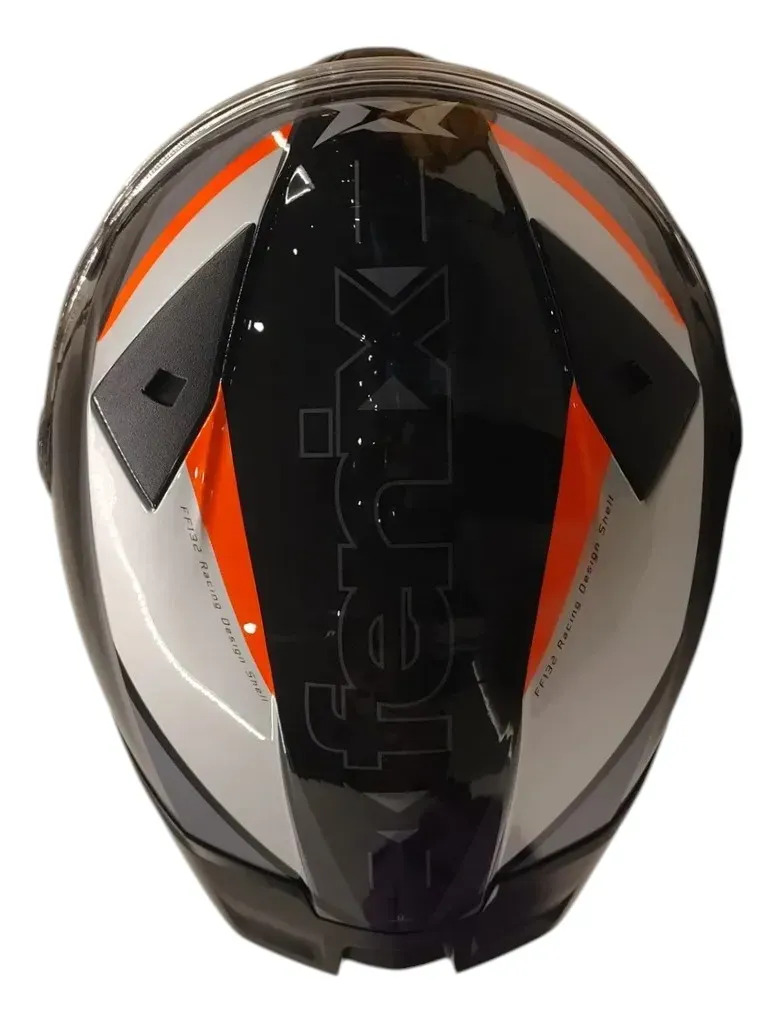 Casco Moto Integral Axxis Fenix Con Spoiler Rpm Gris Turbulence Z2 Brillo M