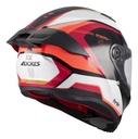 Casco Moto Integral Axxis Fenix Con Spoiler Rpm Negro/rojo Turbulence B5 Brillo L