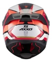 Casco Moto Integral Axxis Fenix Con Spoiler Rpm Negro/rojo Turbulence B5 Brillo M