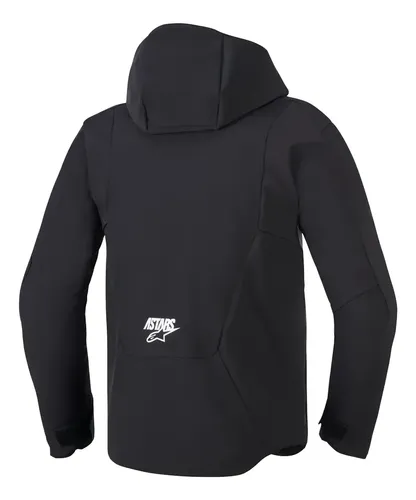 Campera Moto Hombre Alpinestars Aeroshell Wp Jacket Rpm Negro Liso Xl