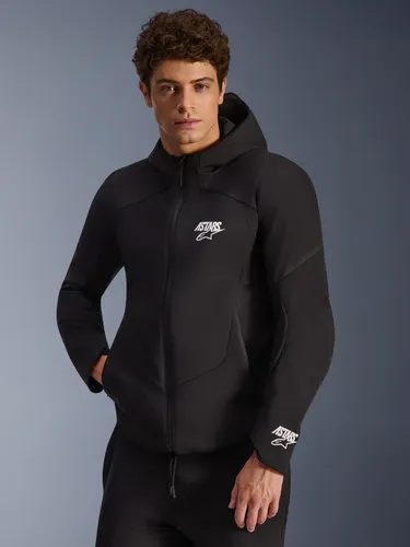 Campera Moto Hombre Alpinestars Aeroshell Wp Jacket Rpm Negro Liso M