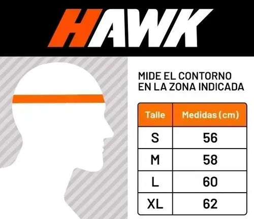 Casco Integral Moto Hawk Rs11x Doble Visor Rpm Rojo Spike Brillante M