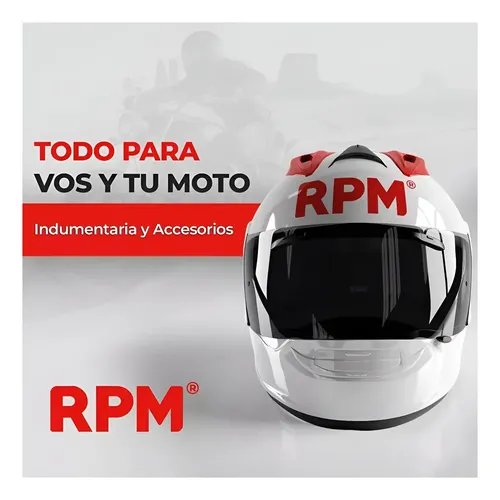 Casco Integral Moto Hawk Rs11x Doble Visor Rpm Rojo Spike Brillante M
