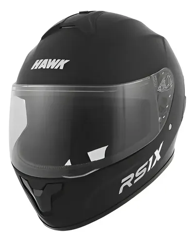 Casco Integral Moto Hawk Rs11x Doble Visor Rpm Negro Solid Mate L