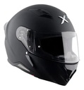 Casco Moto Integral Axor Hunter Aleron Rpm Negro Solid Mate L