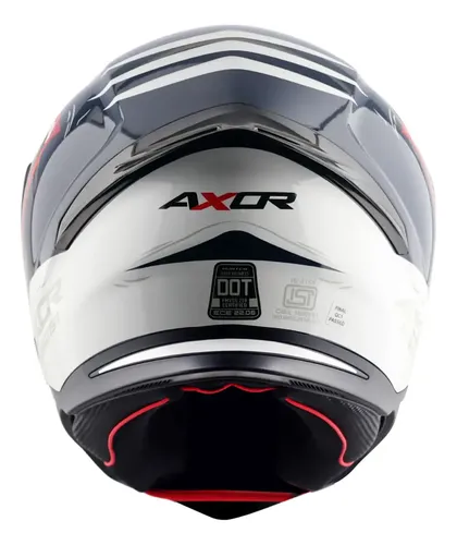 Casco Moto Integral Axor Hunter Aleron Rpm Azul/blanco Shark Brillante L