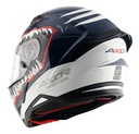 Casco Moto Integral Axor Hunter Aleron Rpm Azul/blanco Shark Brillante L