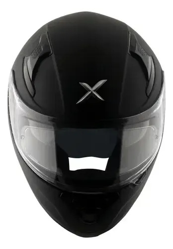 Casco Moto Integral Axor Apex Doble Visor Rpm Negro Solid Mate L