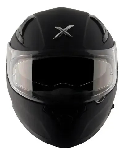 Casco Moto Integral Axor Apex Doble Visor Rpm Negro Solid Mate L
