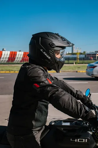 Casco Moto Abierto Mentonera Desmontable Ls2 606 Drifter Rpm Negro Solid Mate Xxl