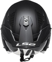 Casco Moto Abierto Mentonera Desmontable Ls2 606 Drifter Rpm Negro Solid Mate Xl
