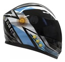 Casco Moto Integral Vertigo V32 Influence Argentina Rpm Negro Argentina Brillante L