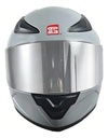 Casco Moto Integral Gp23 Raptor + Visor Transparente Rpm Gris Ws-609 Brillante Xxl