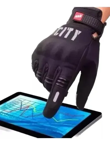 Guantes Moto Invierno Antideslizantes Mototimes Táctiles Xxl Negro