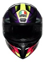 Casco Moto Integral Agv K1 S Alerón Integrado Rpm Negro/violeta/rosa Brillante Fastlap Brillante L