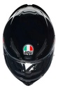 Casco Moto Integral Agv K1 S Alerón Integrado Rpm Negro Solid Brillante Xxl