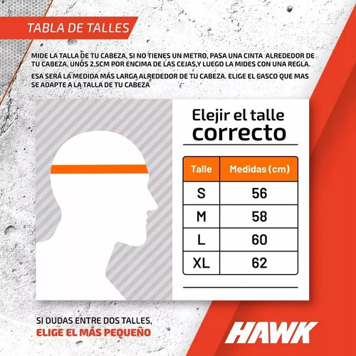 Casco Moto Modular Rebatible Hawk Rs5 Stripe