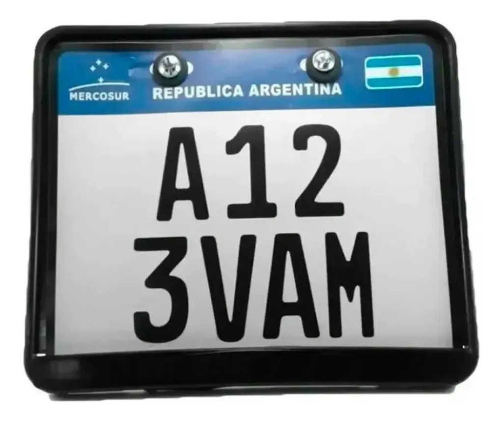 [1299/00100-536] Porta Patente Mercosur con Kit de Instalacion
