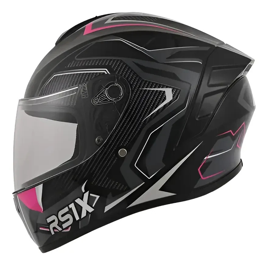[ZIB014] Casco Moto Integral Hawk Rs1x Rpm Magenta Thunder Brillante M