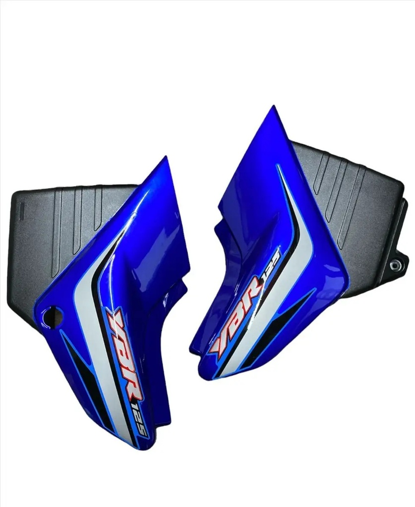 [WY003RO/WY004RO] Juego De Cachas Bajo Asiento Yamaha YBR 125 (Rojo)
