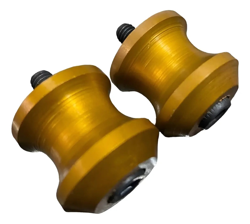 [SLIDER.10X1.25A] Sliders Spools Traseros Moto Pista Kawasaki Ninja 250 R Rpm (azul)