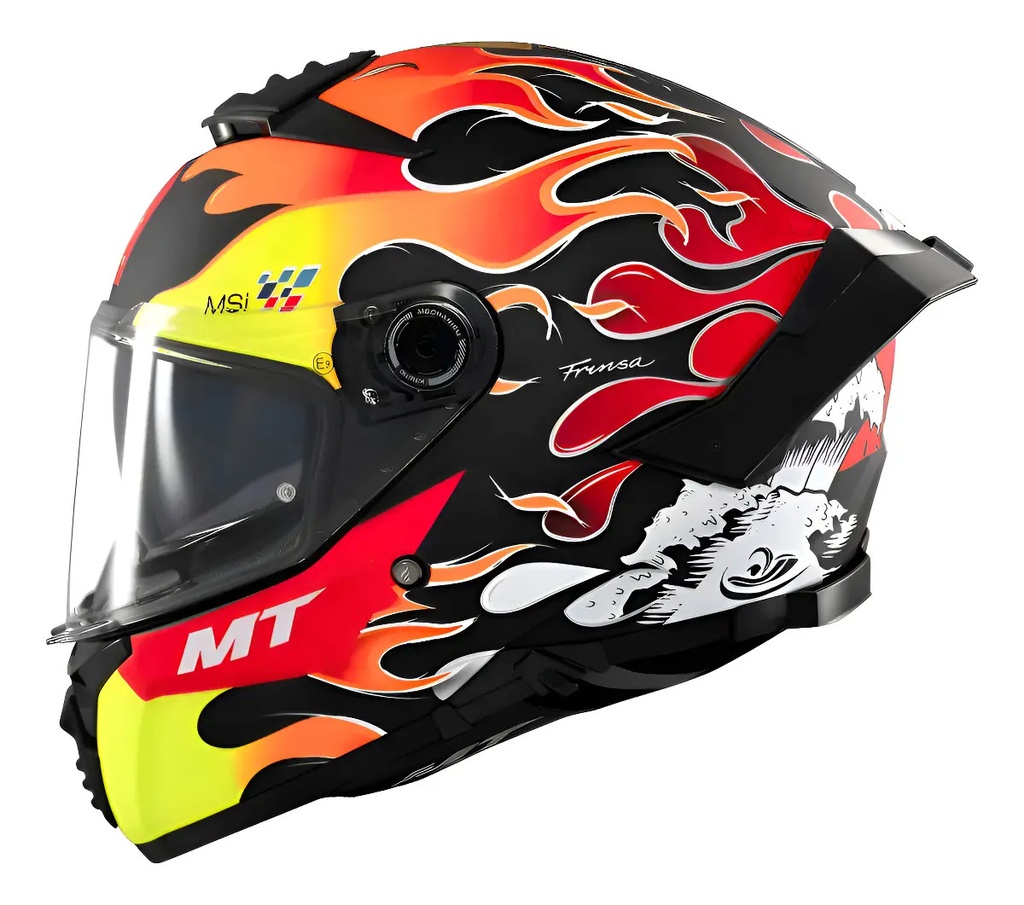 [1308C28B317] Casco Moto Mt Thunder 4 Sv Yamanaka B3 Brillante Doble Visor (XL)