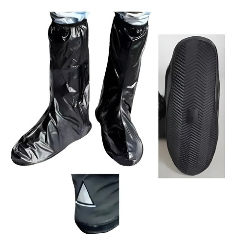 [KAQ63] Galochas Moto Botas Para Lluvia Suela Goma Antideslizante