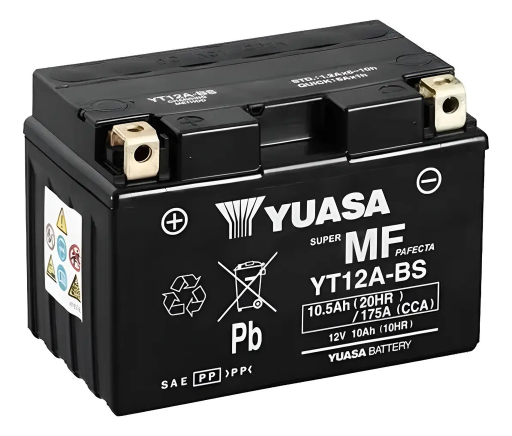 Batería Moto Yuasa Yt12b-bs Yt12b-4 Honda Yamaha Rpm