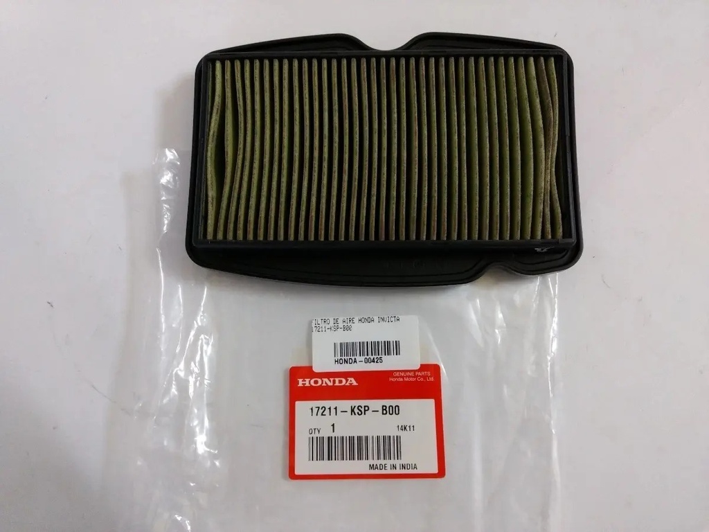 [17211-KSP-B00] Filtro de Aire Original Honda CB 150 Invicta