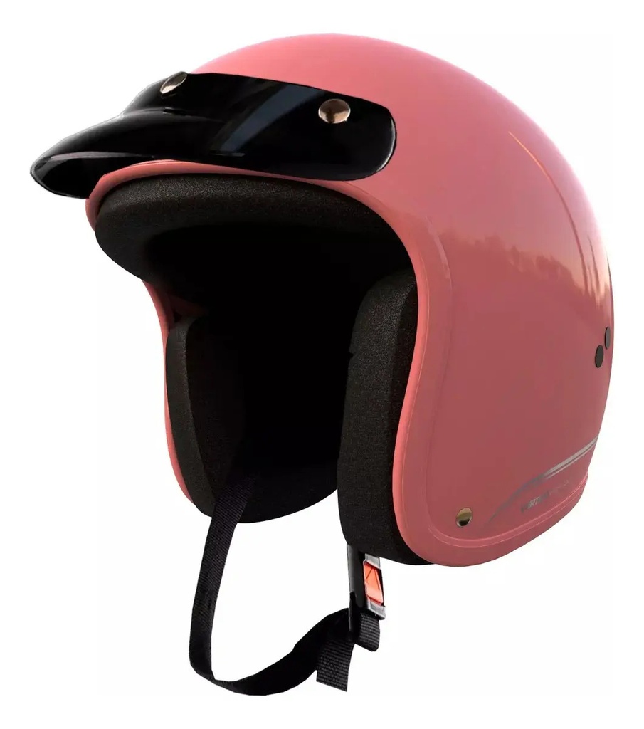 [6509] Casco Abierto Moto Vertigo V10 Fluid Rpm Rosa Brillante M