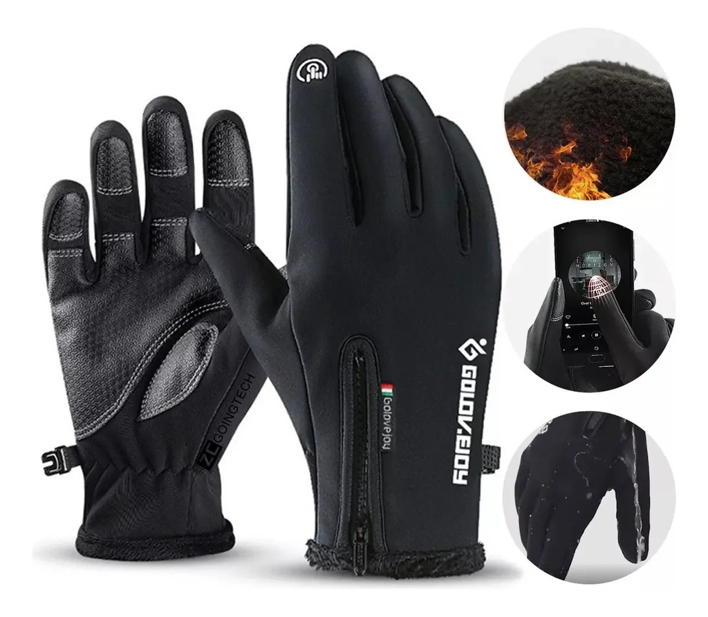 [GLOVEJOY.M] Guantes de Moto de Invierno Impermeables Glovejoy