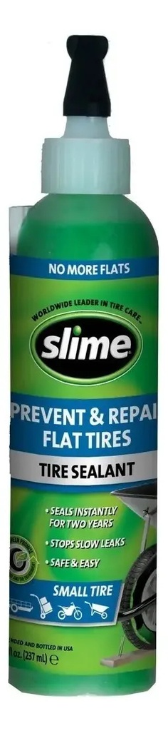 [10007] Sellador Llantas  Slime 8oz Bicicletas Moto Sin Cam Tubeless