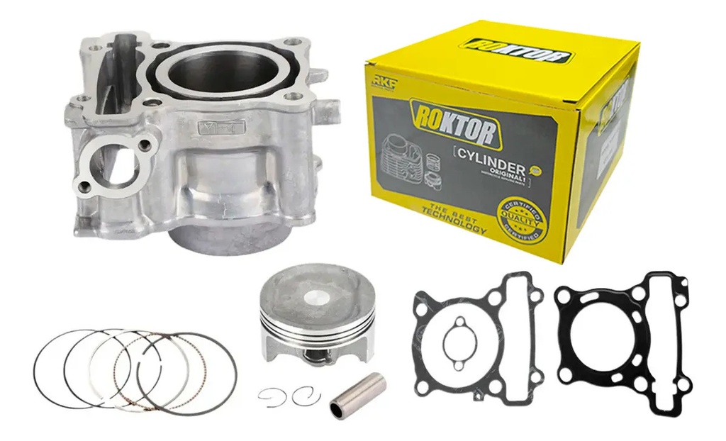 [ROKTOR.CIL.11] Kit Cilindro Completo Moto Yamaha Nmax 155 Roktor