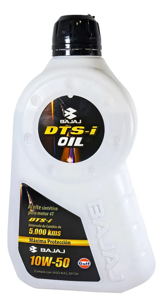 [SAE10W50SL01] 1 Lt Aceite Bajaj Sintético 4t 10w50 Moto / Dominar