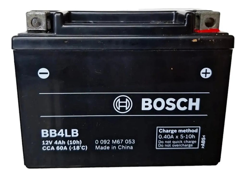 [0092M67053] Bateria 12v Gel Bosch Ytx4l-bs Titan 125 Fan Bross Navi Rpm Derecho