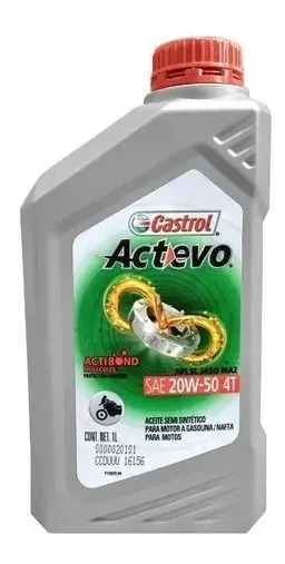 [810300001122] Aceite Castrol Actevo 4t Sae 20w50 Semisintetico 