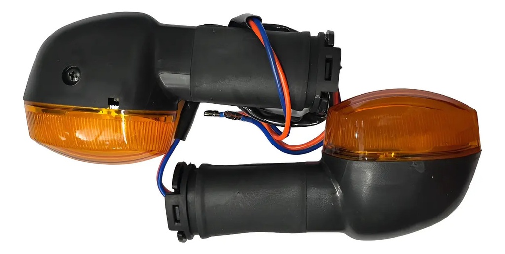 [MOT-WLRSFZ16] Juego Par Luz  Giros Guiños Traseros Para  Yamaha Fz 16  Ámbar