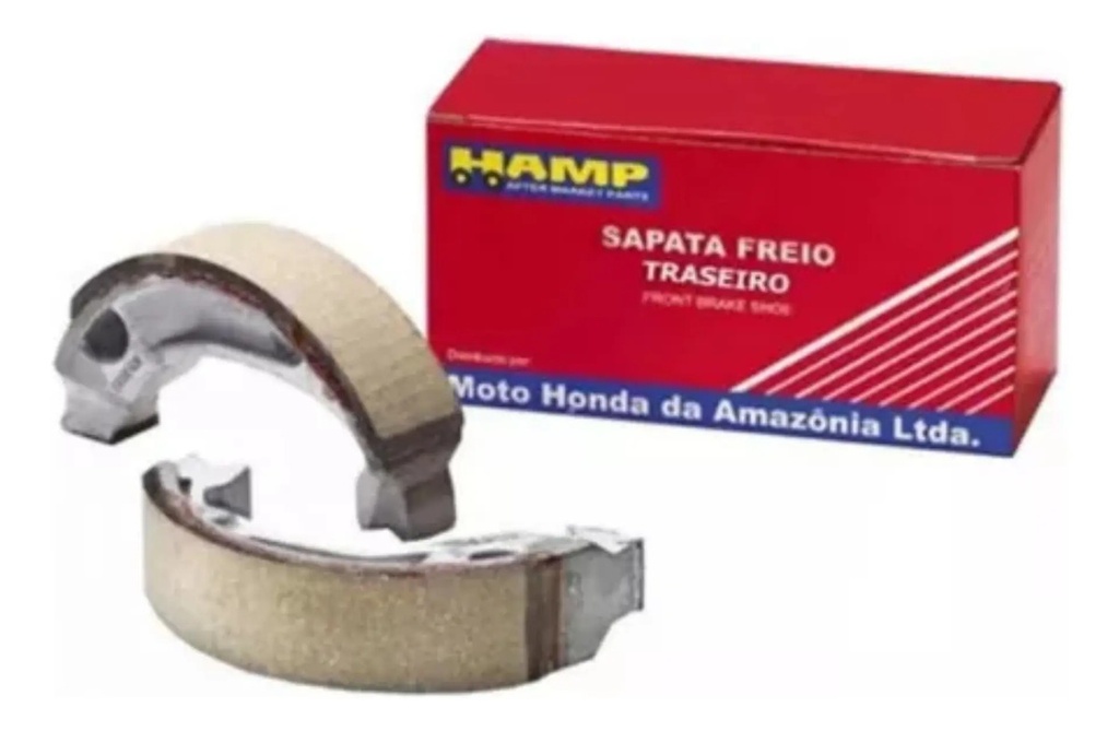 [HAMP.BIZ] Zapata De Freno Hamp Original  Honda Xr 125 Xr 150 Xr 190