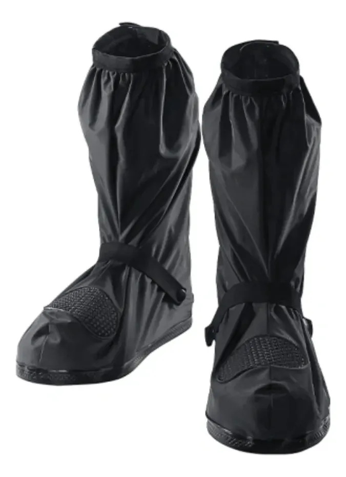 [6941152063786] Galochas Cubre Calzado Impermeable Con Cierre Scoyco Rb02 Negro 2xl